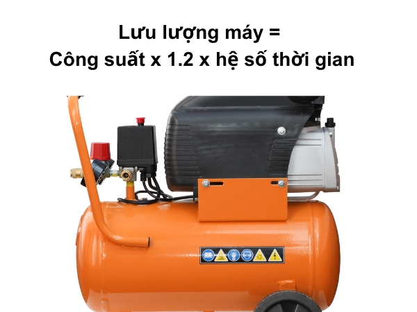 Công thức tính công suất máy nén khí